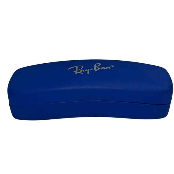 Ray-Ban Blue Hard Shell Eyeglass Glasses/ Sunglasses Clamshell CASE ONLY - Picture 2 of 6